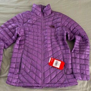 The North Face Women's Thermoball FZ Jacket Bellflower Purple Size M NWT